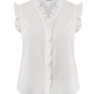 Seersucker blouse Off White | MF006103951W
