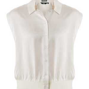 Sleeveless blouse Dull White | MF006104051W